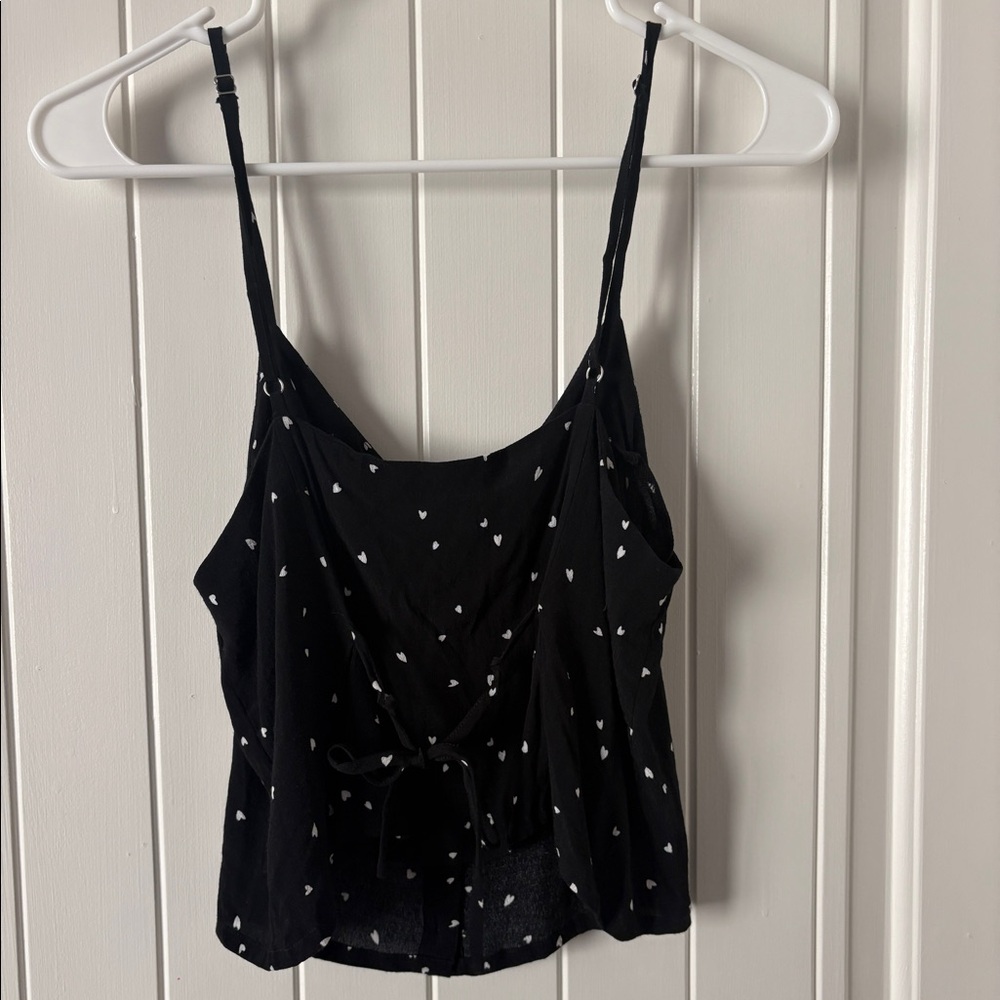 Rolla’s Button Down Adjustable Cami Heart Print - image 2